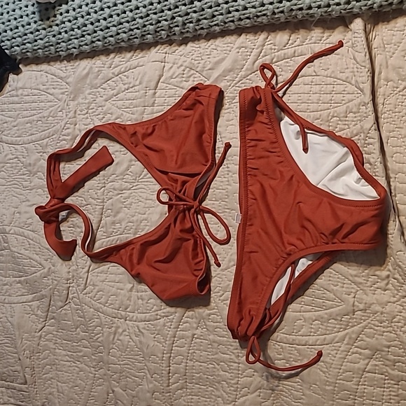 NWOT J. Crew Rust Bikini M - Picture 1 of 1